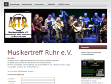 Tablet Screenshot of musikertreffruhr.de
